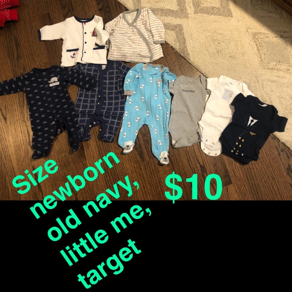 Newborn baby boy clothes